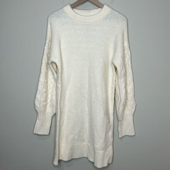 A New Day Knit Sweater Dress Size S Long Sleeves NEW w/ Defect Tunic Target - Picture 1 of 11